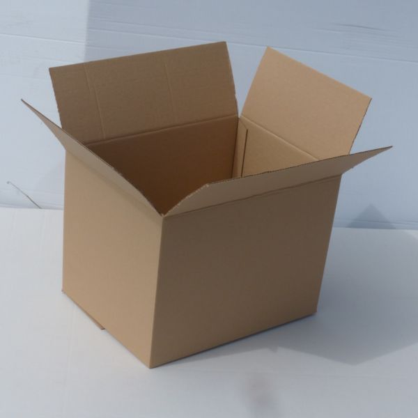 caja de cartón ondulado canal sencillo (C) de 31x22x27 cm