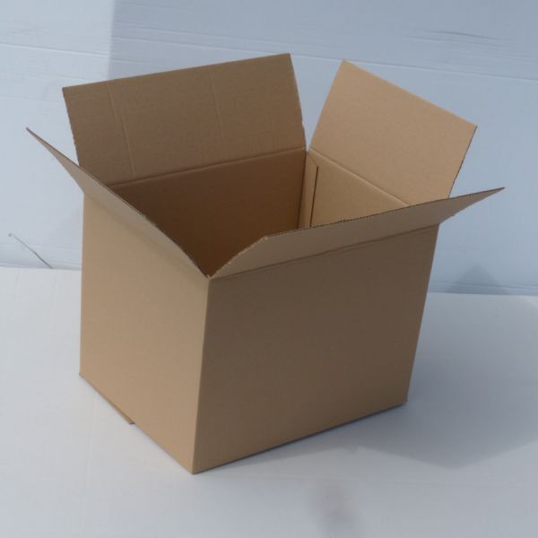 Caja de cartón ondolado canal sencillo (C)  40x30x30 cm